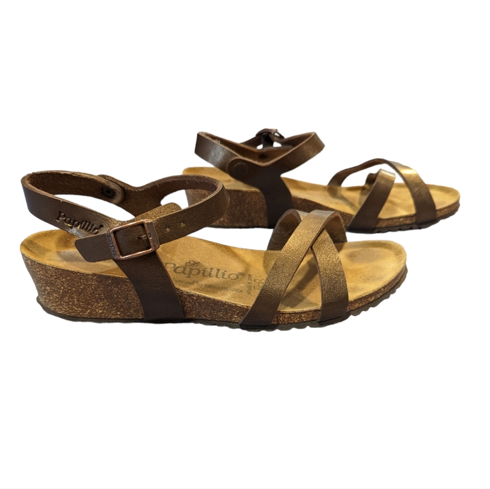 Papillo Lola Sandals - Bronze - Size 39/8-8.5